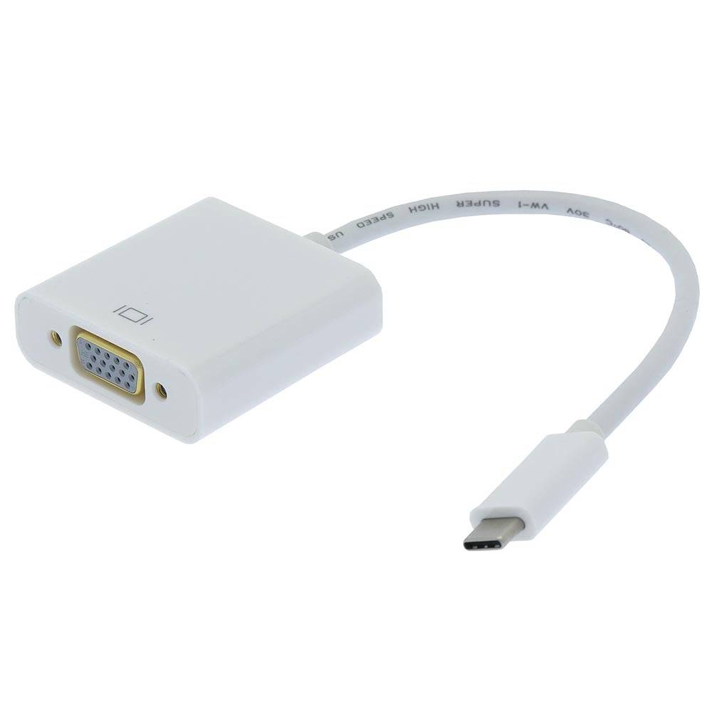 My Cable Mart FE-ADT-330 - Clavija USB C macho a VGA hembra 0.33' (99.1mm)