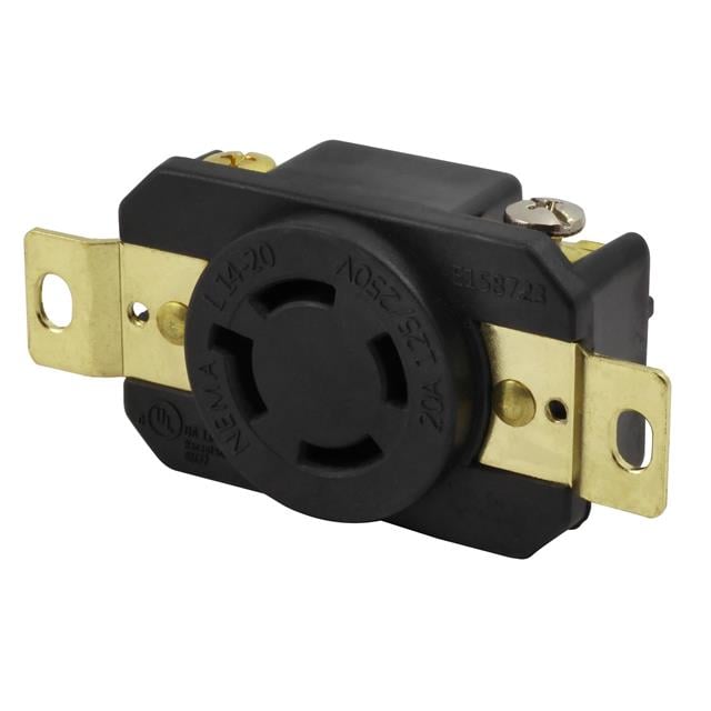 AC Connectors FML1420R AC WORKS® NEMA L14-20R Receptáculo, toma hembra 20A 125/250VCA
