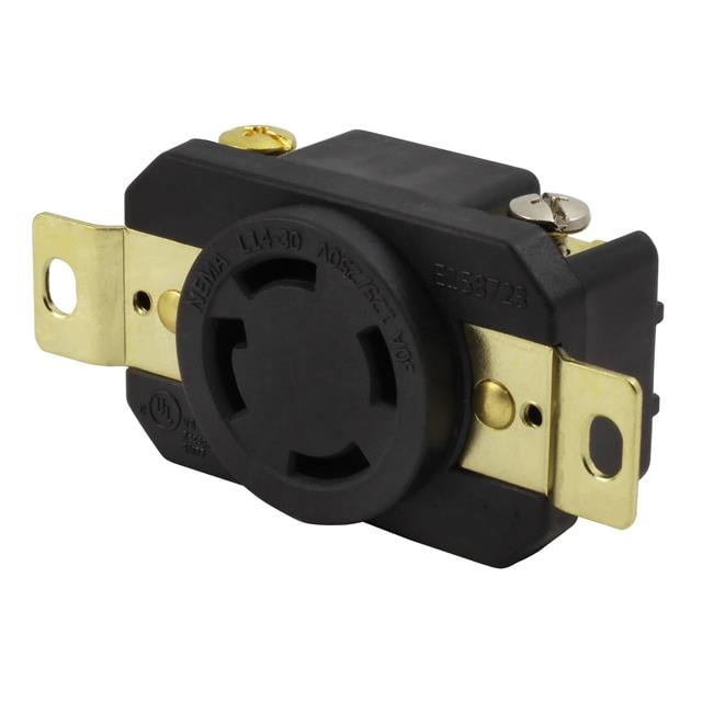 AC Connectors FML1430R AC WORKS® NEMA L14-30R Receptáculo, toma hembra 30A 125/250VCA