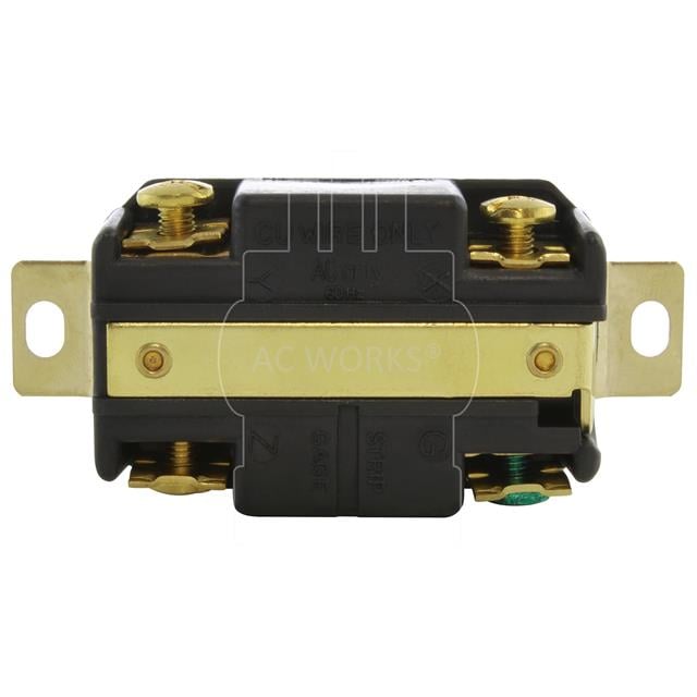 AC Connectors FML1620R AC WORKS® NEMA L16-20R Receptáculo, toma hembra 20A 480VCA, 3 fase