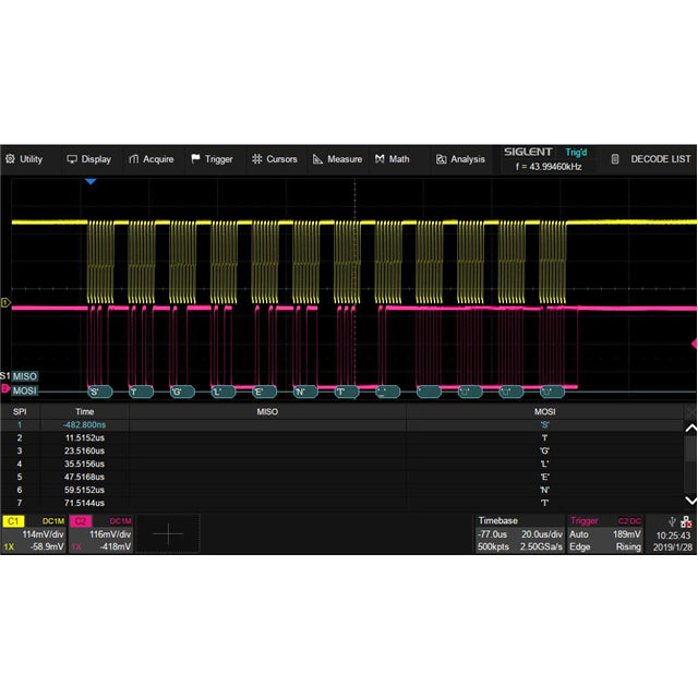 Siglent Technologies NA, Inc. SDS-5000X-FLEXRAY - Osciloscopio Accionador, decodificación