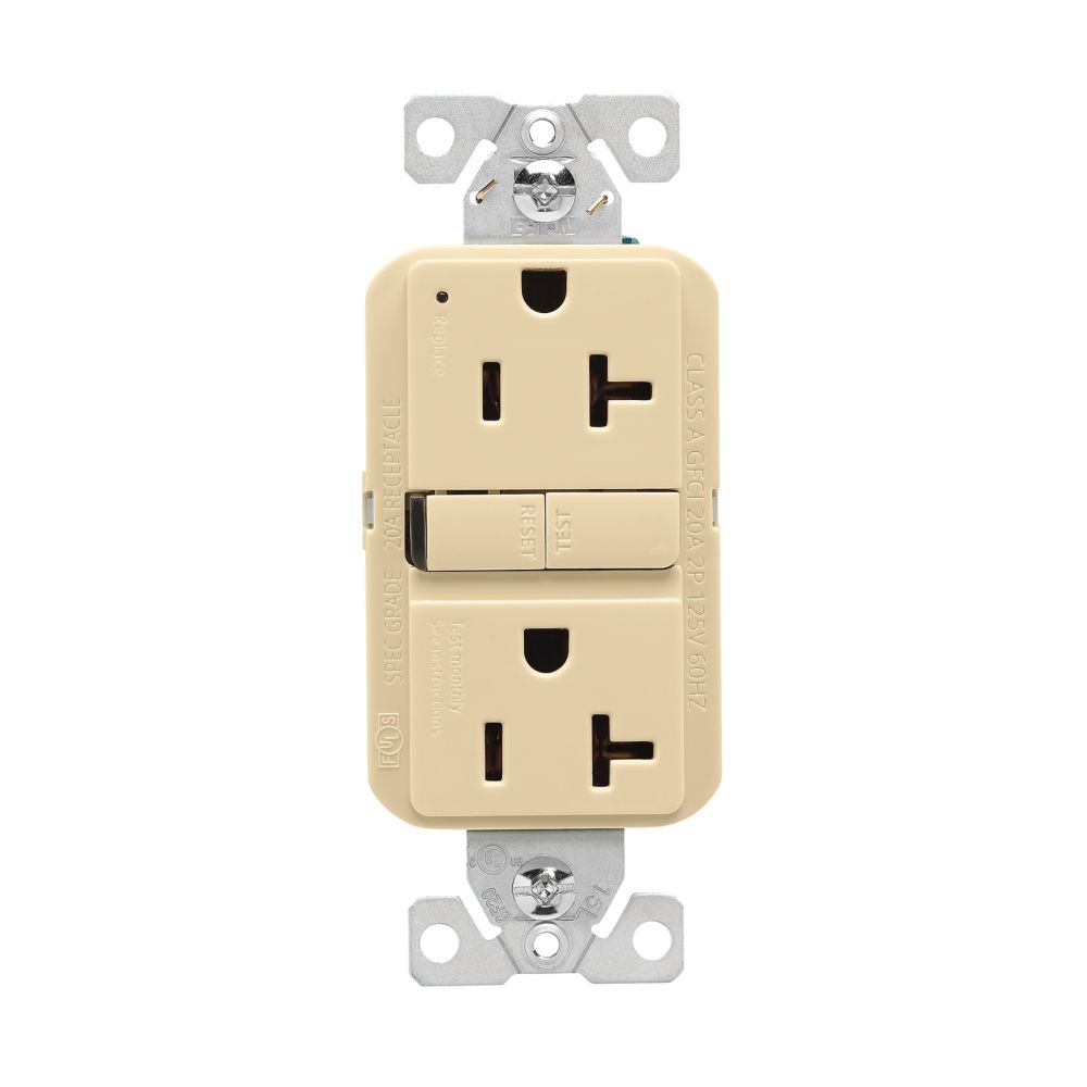 Eaton Wiring Devices GF20V GF NEMA 5-20R Receptáculo, enchufes hembra 20A 125VCA