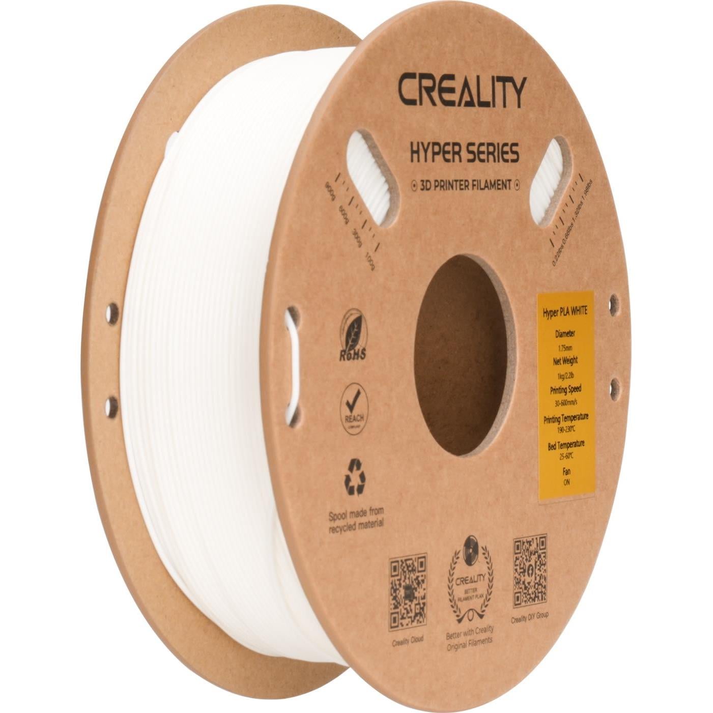 Creality 3D HYPER PLA WHITE 1KG - PLA (polilactida) Blanco