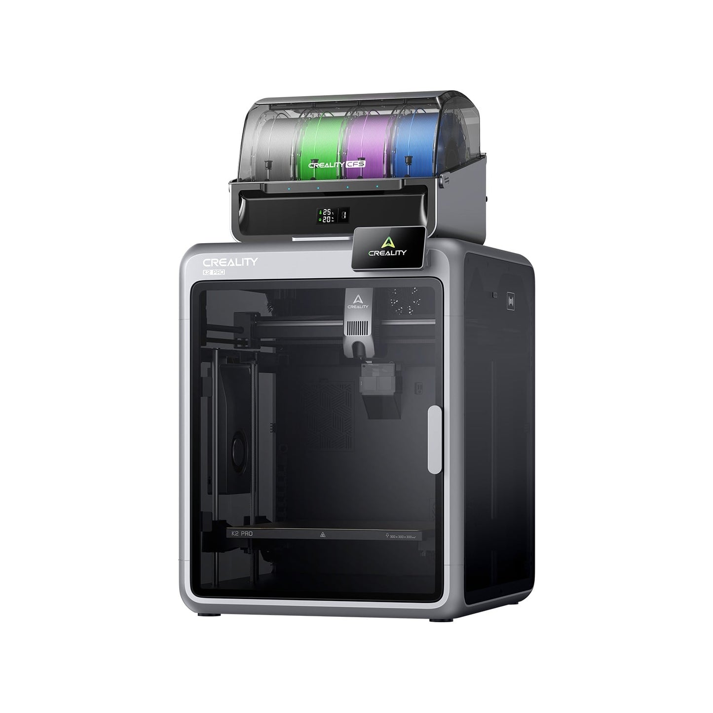 Creality 3D K2 PRO COMBO MULTI-COLOR 3D PRINTER - 11.811" x 11.811" x 11.811" (300.00mm x 300.00mm x 300.00mm) Ethernet, USB, WiFi