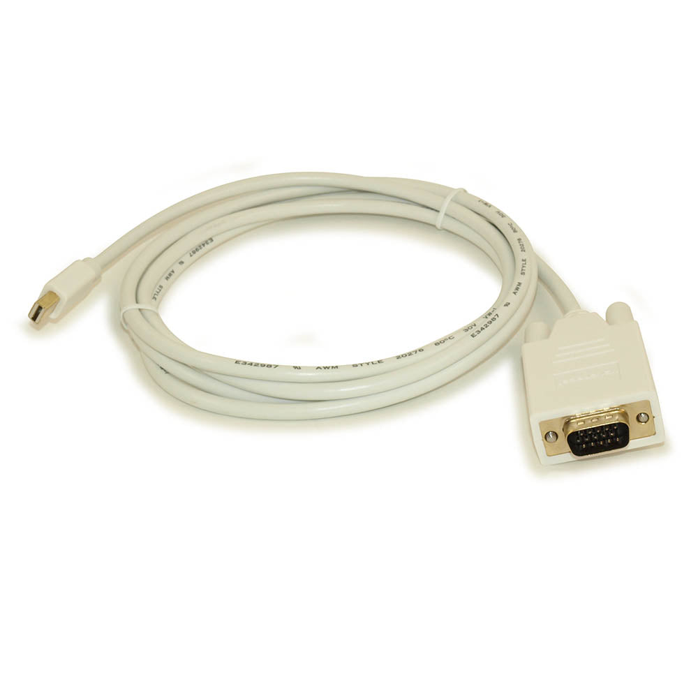 My Cable Mart MO-MDV-03 MDPV Mini DisplayPort macho a VGA macho 3.00' (914.4mm)