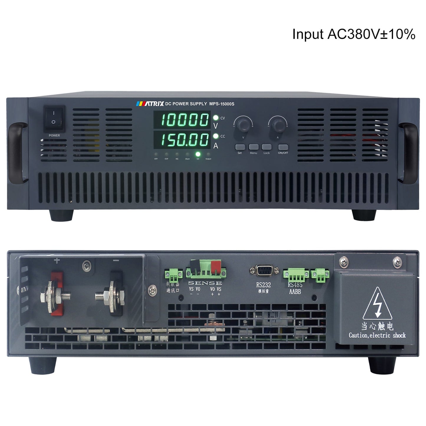 MATRIX TECHNOLOGY INC. MPS-15000S-600-25 MPS-15000S Banco (CA a CC) 380VCA