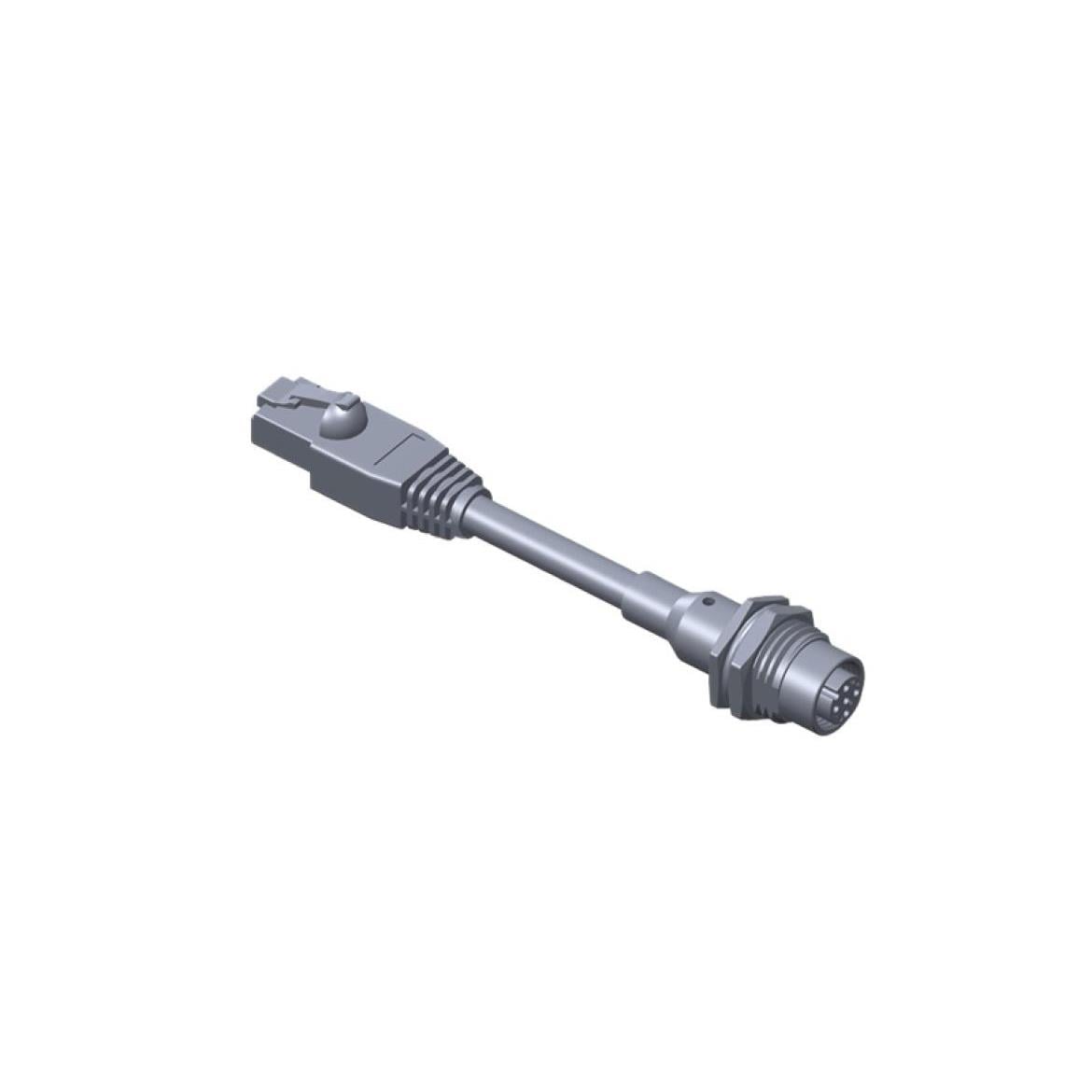 Amphenol LTW MSAS-05PFFJ-SF8C01 M12 Circular 05 pos hembra a RJ45, 8p8c 3.28' (1.00m)