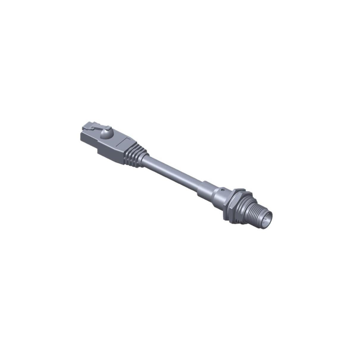 Amphenol LTW MSAS-08PMMJ-SF8C01 M12 Circular de 08 pos macho a RJ45, 8p8c 3.28' (1.00m)