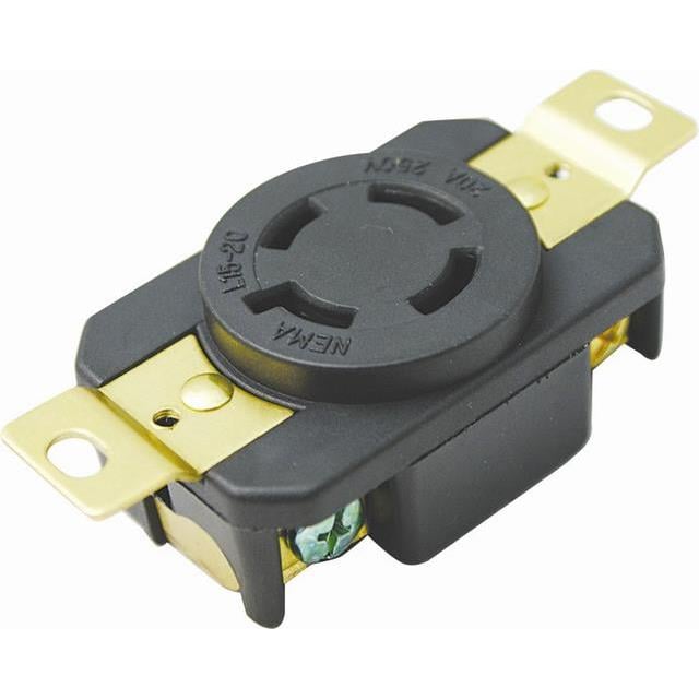 Powertronics NEMA L15-20 RECEPTACLE - NEMA L15-20R Receptáculo, enchufes hembra 20A 250VCA