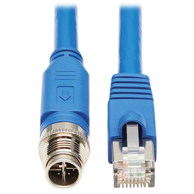 Eaton Tripp Lite NM12-6A2-02M-BL - Circular de 08 pos macho a RJ45, 8p8c 6.56' (2.00m)