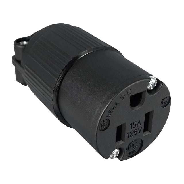 Qualtek Q-712 - NEMA 5-15R Clavija de conexión, enchufes hembra 15A 125VCA
