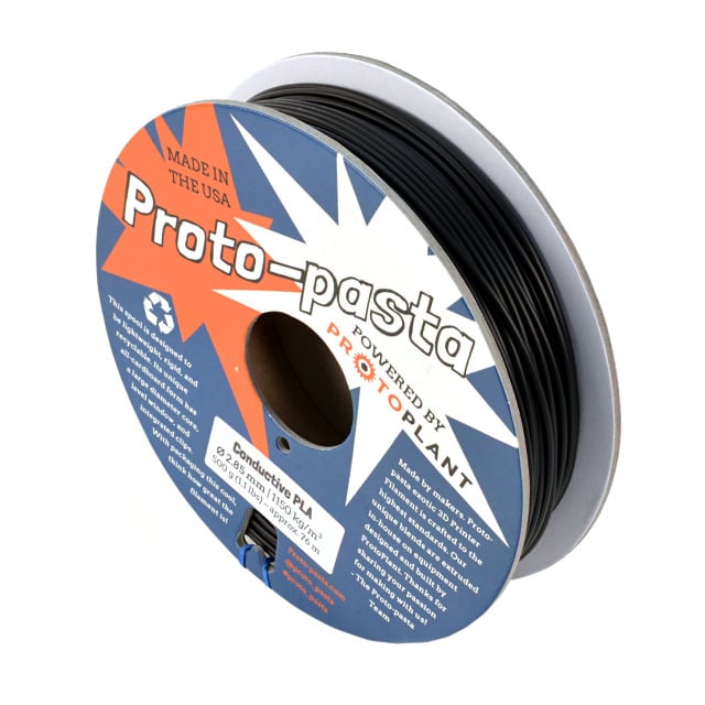 LulzBot RM-PL0100 Proto-Pasta PLA (polilactida) Negro