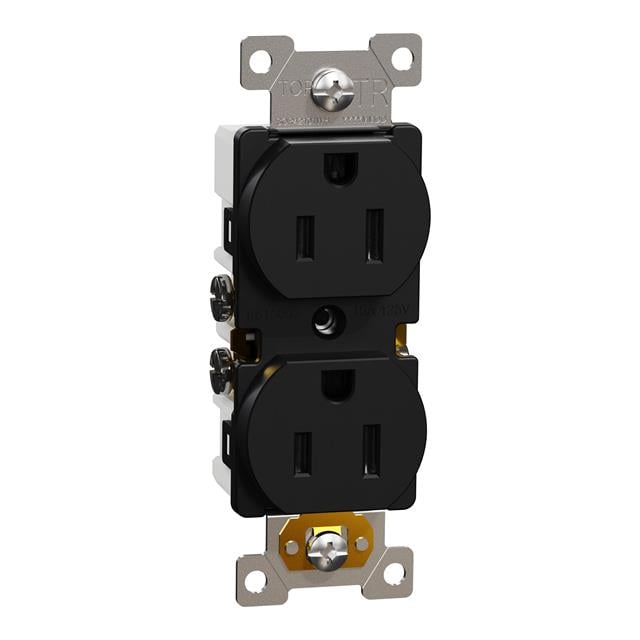 Schneider Electric SQR42101BK X NEMA 5-15R Receptáculo, enchufes hembra 15A 125V