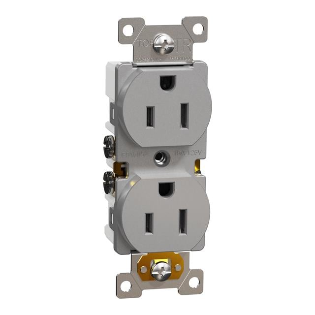 Schneider Electric SQR42101GY X NEMA 5-15R Receptáculo, enchufes hembra 15A 125V