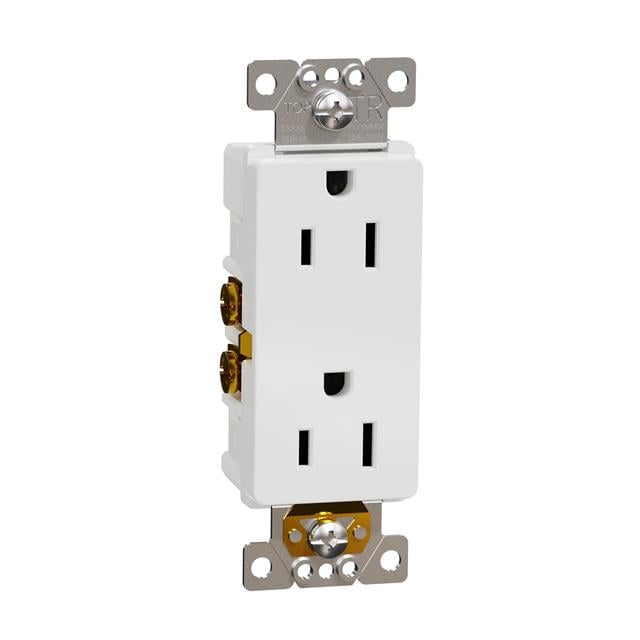 Schneider Electric SQR44101WH X NEMA 5-15R Receptáculo, enchufes hembra 15A 125V