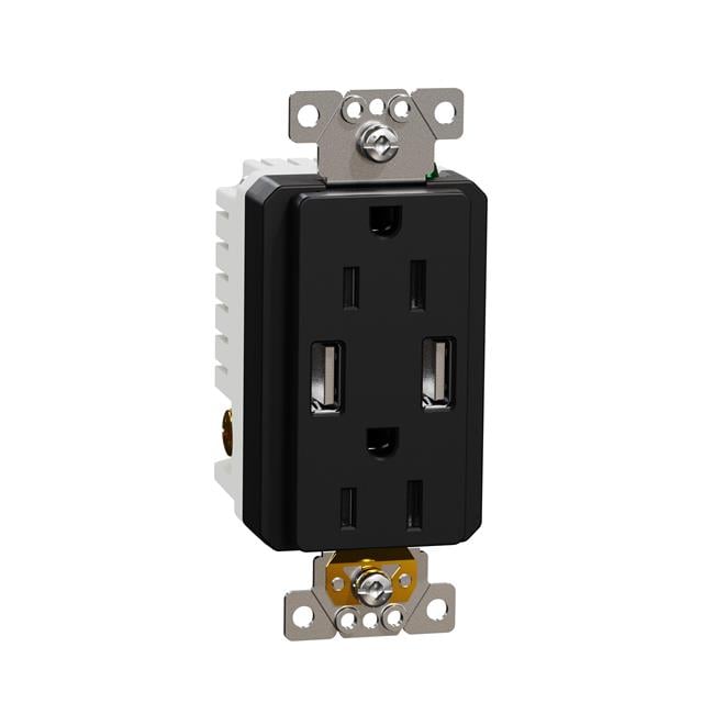 Schneider Electric SQR55141BK X - Receptáculo, toma hembra 15A 125V