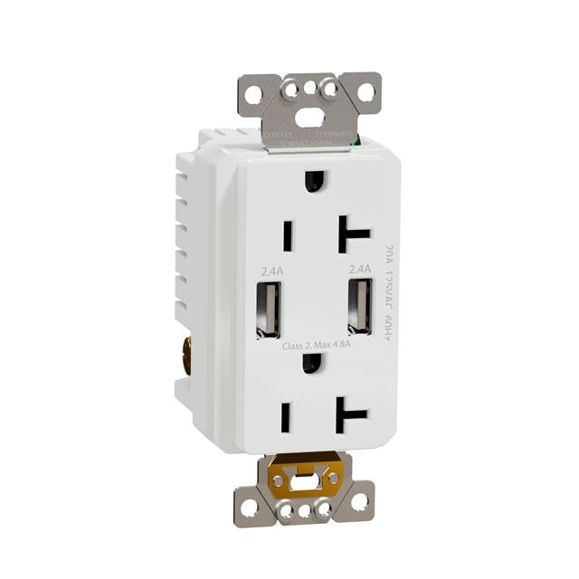 Schneider Electric SQR55241WH X - Receptáculo, toma hembra 20A 125V