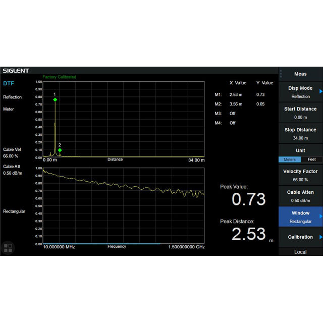 Siglent Technologies NA, Inc. SVA1000X-DTF - Analizador de espectros Localizador