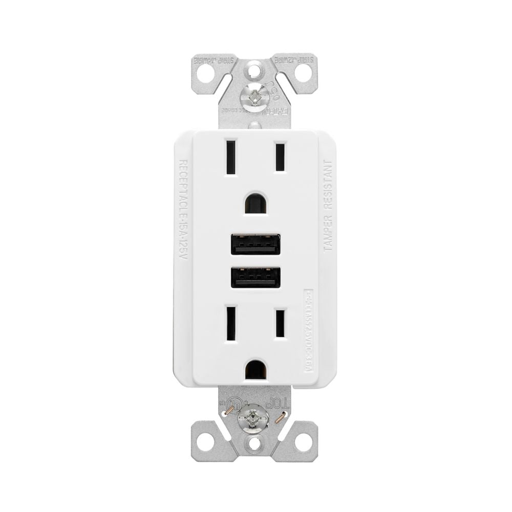 Eaton Wiring Devices TR7765W-BOX - NEMA 5-15R Receptáculo, enchufes hembra 15A 125VCA