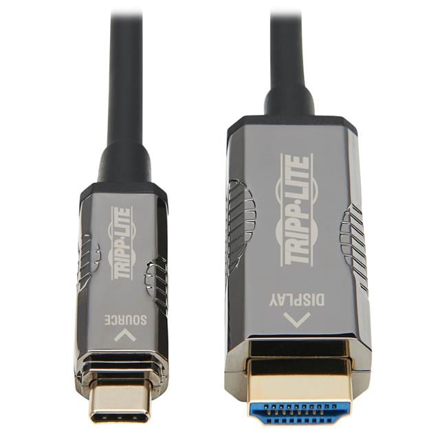 Eaton Tripp Lite U444F3-10M-H4K6 - Clavija de conexión macho USB C a macho HDMI-A 32.81' (10.00m)