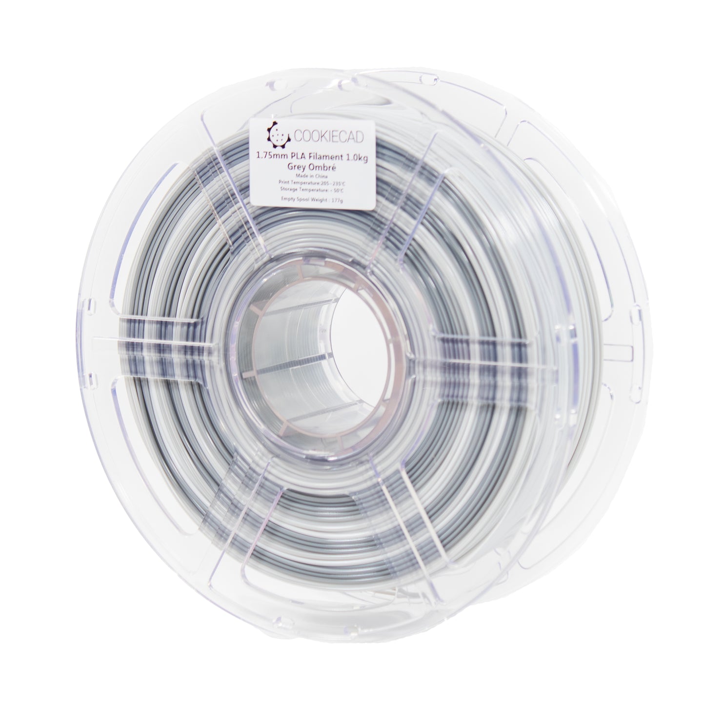 Cookiecad pla-grey-ombre - PLA (polilactida) Gris (gris Ombre)