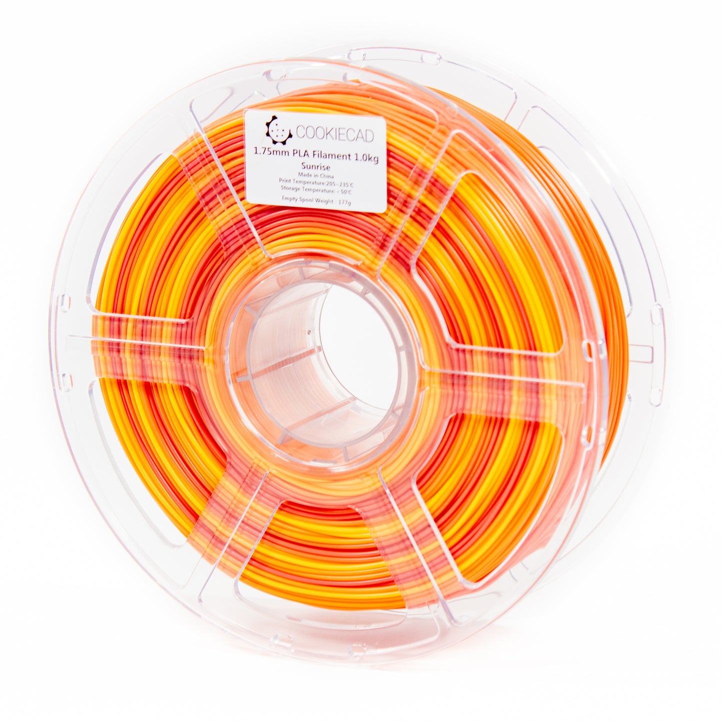 Cookiecad pla-sunrise - PLA (polilactida) Amanecer (amarillo, naranja, rosa)