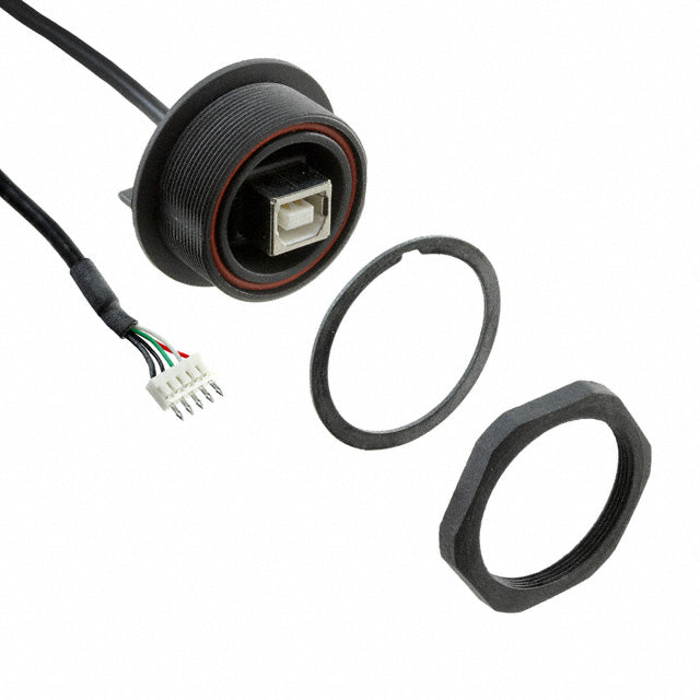 Bulgin PX0849/B Buccaneer® Receptáculo USB B hembra a cabecera rectangular de 5 pos. 0.45' (136.9mm)