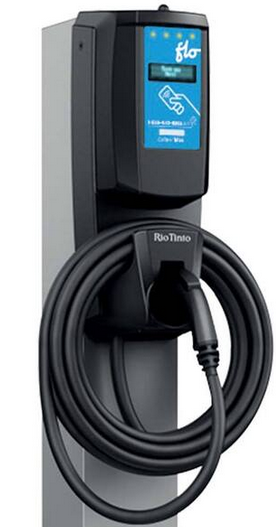 Flo EV Charger, Wall Mounted, 80A, 19.2kW Item #: 2111046 Cat #: COPS702ED2-FL-P07