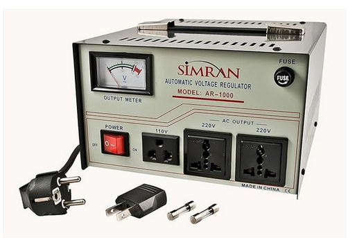 Simran Estabilizador de regulador de voltaje del transformador del convertidor AR-1000, 1000w