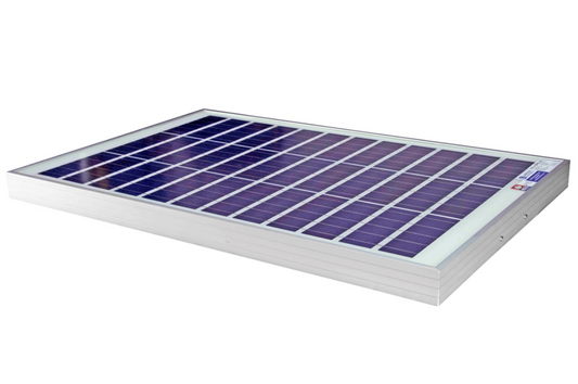 Larson Electronics Panel solar a prueba de explosiones de 30 W - Clase I, Div 2 - 12 V - Caja de conexiones IP65 HAL-SPNL-30