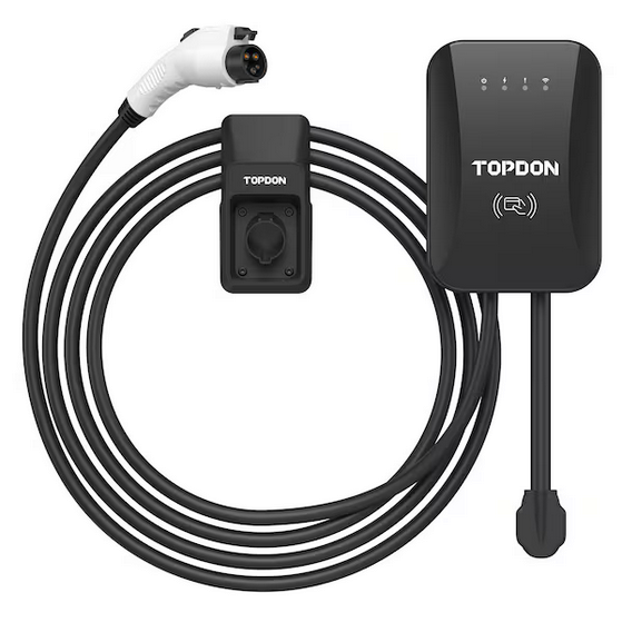 Topdon PulseQ 5C RUS Has RFID reader mode Mfr # EC001 Cargador auto electrico Nivel 2