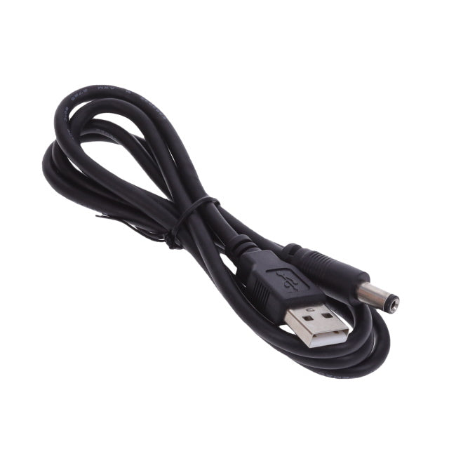 GlobTek, Inc. USBA1M0CCP-20(R) - Conector tipo barril - 2.1mm DI, 5.5mm DE a clavija de conexión macho USB A 3.28' (1.00m)