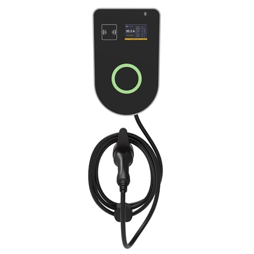 Advanced Ninja – Estación de Carga de 11 kW Wallbox con Cable de 5 Metros y Conector Tipo 2, Bluetooth y Coche 440 para Coches eléctricos e híbridos YLEV11K-Y2