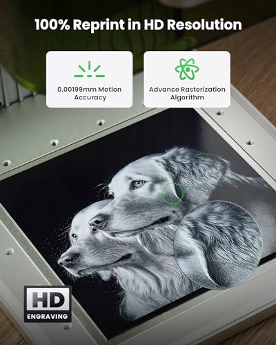 xTool Grabador láser dual F1 2 en 1, máquina de grabado láser portátil de velocidad de rayo, grabador láser de fibra ultra HD para joyas, metal, madera, cuero