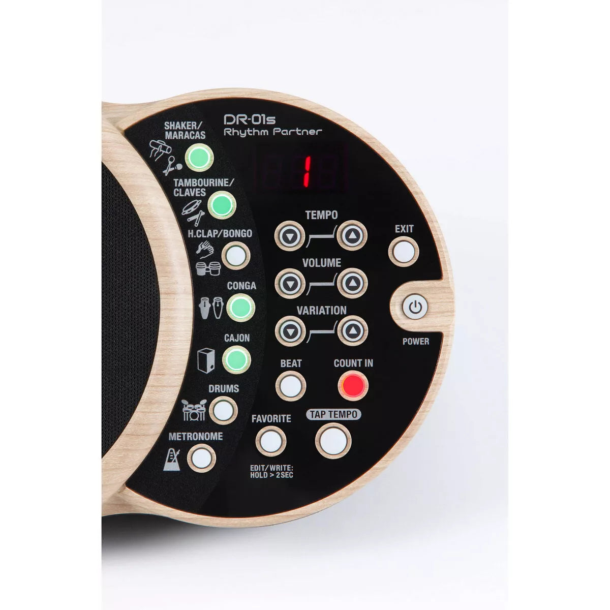 Boss DR-01S Rhythm Partner, máquina de ritmo orgánico y altavoz