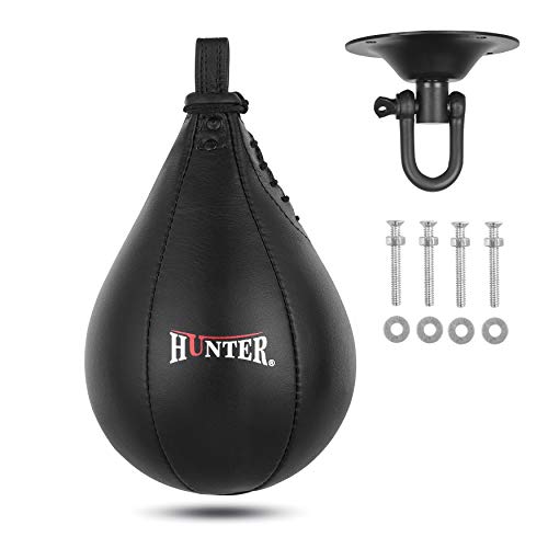 Hunter Bolsa de boxeo de cuero con giro colgante - MMA