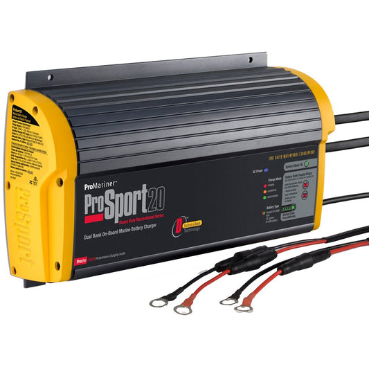 PROMARINER PROSPORT 20 GEN 3 20 AMP-2 BANCO CARGADOR DE BATERÍA