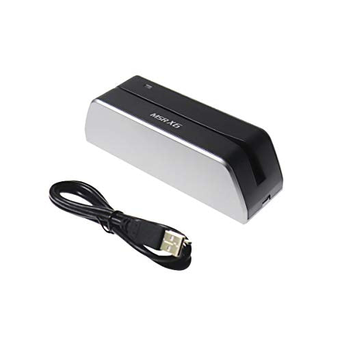 MSR X6 lector de tarjetas deslizantes escritor 3-pista USB MSRX6 compatible con MSR206 MSR605X MSR606