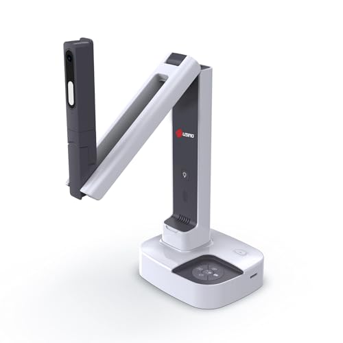 JOYUSING V513 HDMI/USB 13MP Cámara de documentos de dos modos para profesor, enfoque automático, luz LED para proyección en tiempo real, grabación de video, aprendizaje a distancia, funciona con y sin
