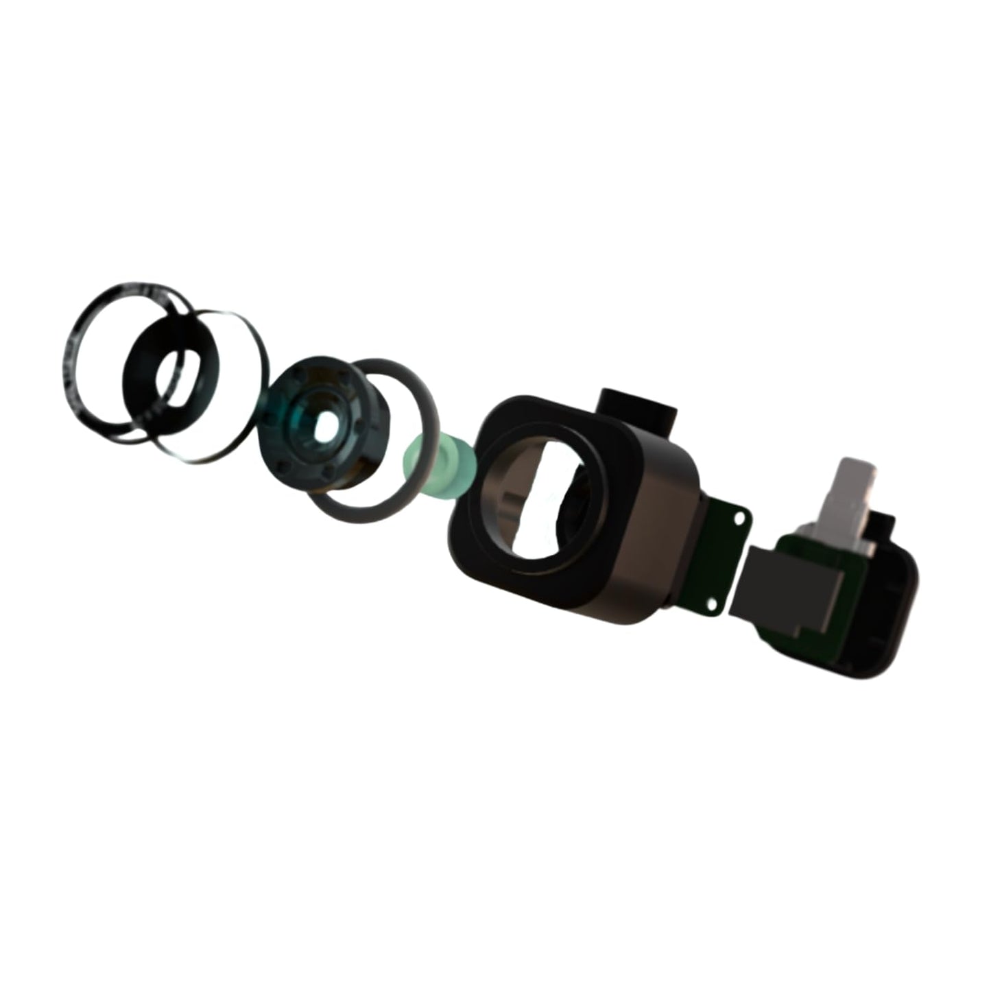 Seek Thermal - Cámara térmica Nano 200 para Apple iOS con conector Lightning, cámara térmica para iPhone, cámara térmica de alta resolución de 200 x 150, velocidad de cuadro de imágenes de 25 Hz, -4