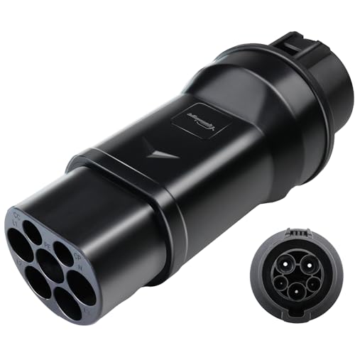 Conector de cargador EV tipo 1 a GBT, apto para BYD, adaptador de carga de vehículo eléctrico SAE j1772 a GB/T EV adaptador de carga (J1772 a GBT Modelo 1)