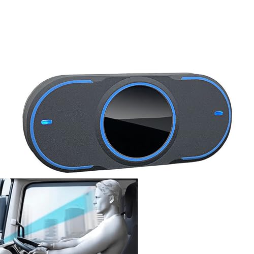 Alarma de fatiga del conductor, monitor de alarma antisueño para automóvil con función de recordatorio continuo, chip de alto rendimiento de doble núcleo y captura la cara en tiempo real,