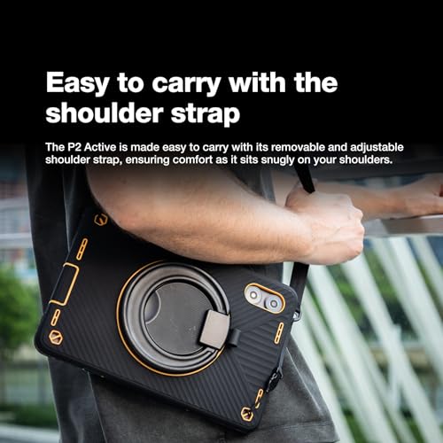 AGM PAD P2 Active Rugged Android 14 Tablet con funda, impermeable y a prueba de caídas, certificado Widevine L1 y GMS, pantalla FHD 480 NITS de 11 pulgadas, 90 Hz, MTK G99, 8000 mAh, 16 (8+8) + 256 GB