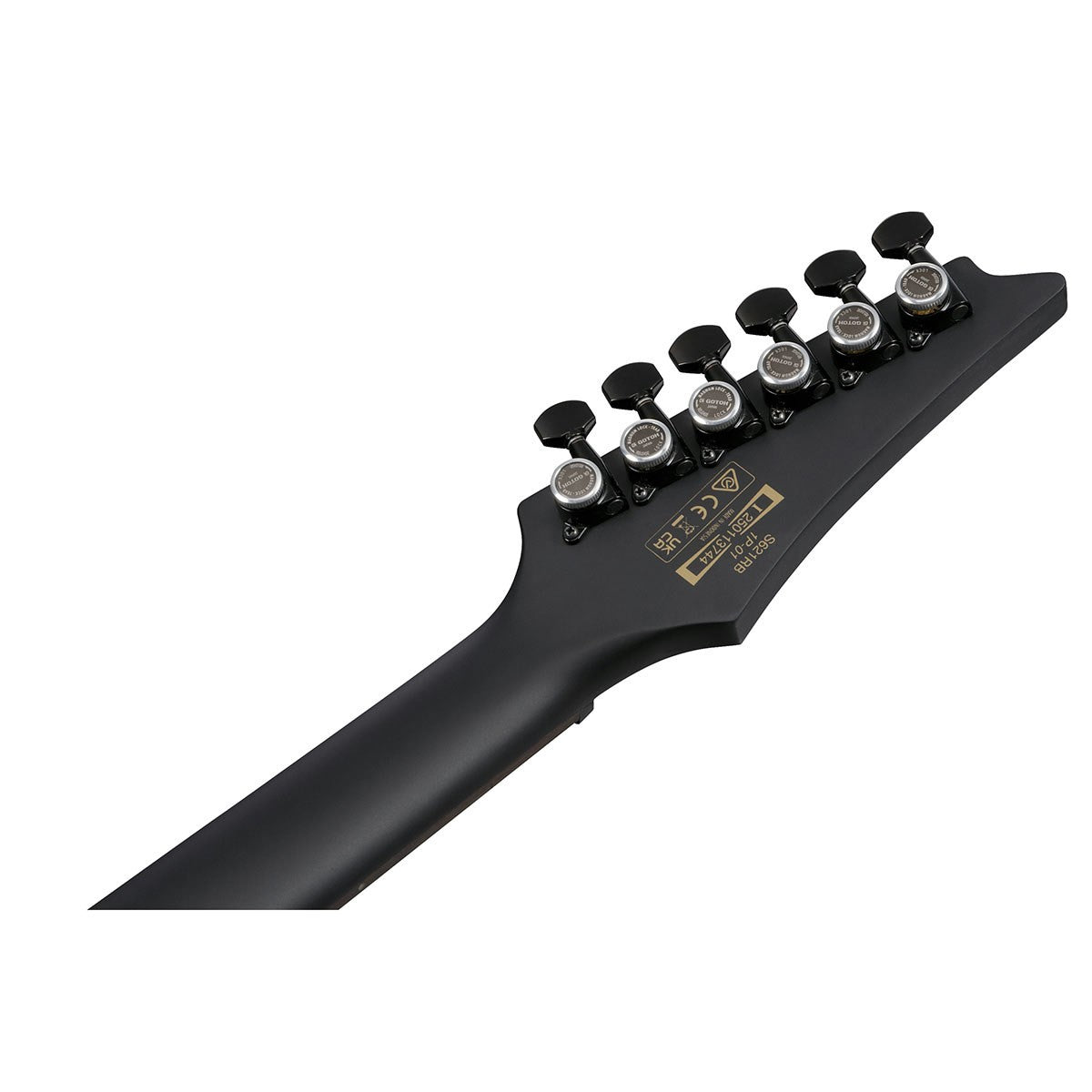 Guitarra eléctrica Ibanez S Iron Label Series S721RB, color negro mate.
