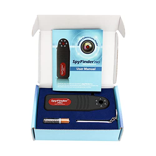 PRO Detector de cámara oculta portátil y escáner antiespía - Detecta dispositivos de video encubiertos y cámaras de seguimiento