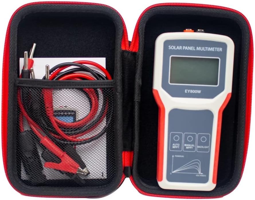 Probador de panel solar/medidor de panel solar EY800W/instrumento de prueba fotovoltaico ultra circuito abierto voltaje automático/manual MPPT claro LCD