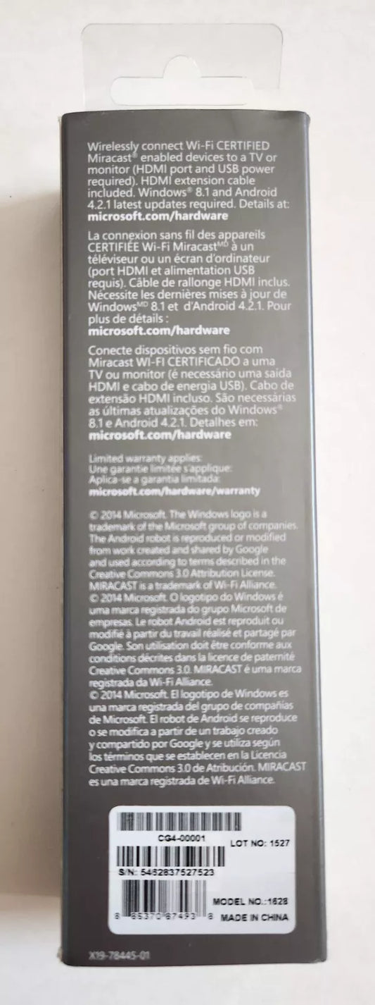 Adaptador de pantalla inalámbrico Microsoft