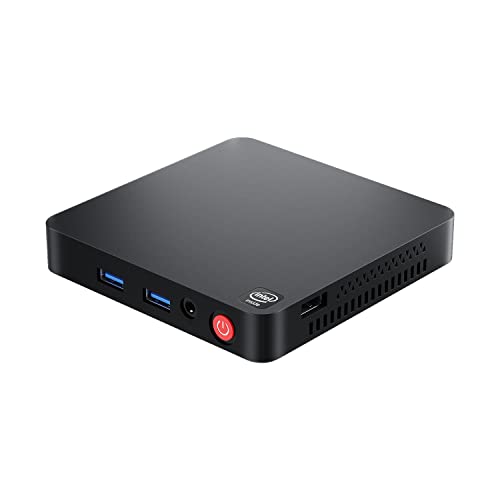 Mini PC Intel Celeron N4020 (jusqu'à 2,8 GHz), DDR4 4 Go/64 Go eMMC, Intel UHD Graphics 600, Mini Ordinateur sans Ventilateur 4k à 60 Hz HDMI et VGA, USB3.0, Wi-FI 2.4/5.8G, BT4.2 Mini PC Intel Celeron N4020 (jusqu'à 2,8 GHz), DDR4 4 Go/64 Go eMMC, Intel UHD Graphics 600, Mini Ordinateur sans Ventilateur 4k à 60 Hz HDMI et VGA, USB3.0, Wi-FI 2.4/5.8G, BT4.2