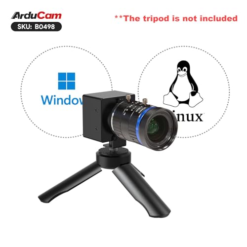 Arducam Módulo de cámara USB 4K, cámara USB de alta velocidad de 90 FPS, cámara web de enfoque manual de 8.3 MP con lente de montaje en C de 0.630 in, STARVIS 2 IMX585 cámara USB 3.0 de poca luz para