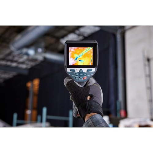 Bosch Cámara térmica conectada máxima GTC600C 12V Amplio rango de medición de -4 F - 1112 F (-20 C - +600 C): para un uso preciso en una amplia gama de aplicaciones